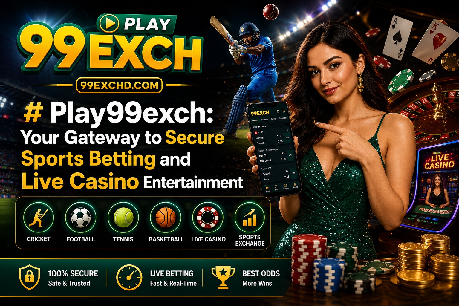 Play99exch Sports Betting and Live Casino Entertainment
