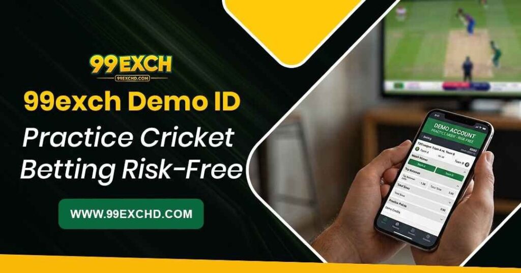 99exch Demo ID guide showing how beginners can explore cricket betting markets and understand odds through practice.