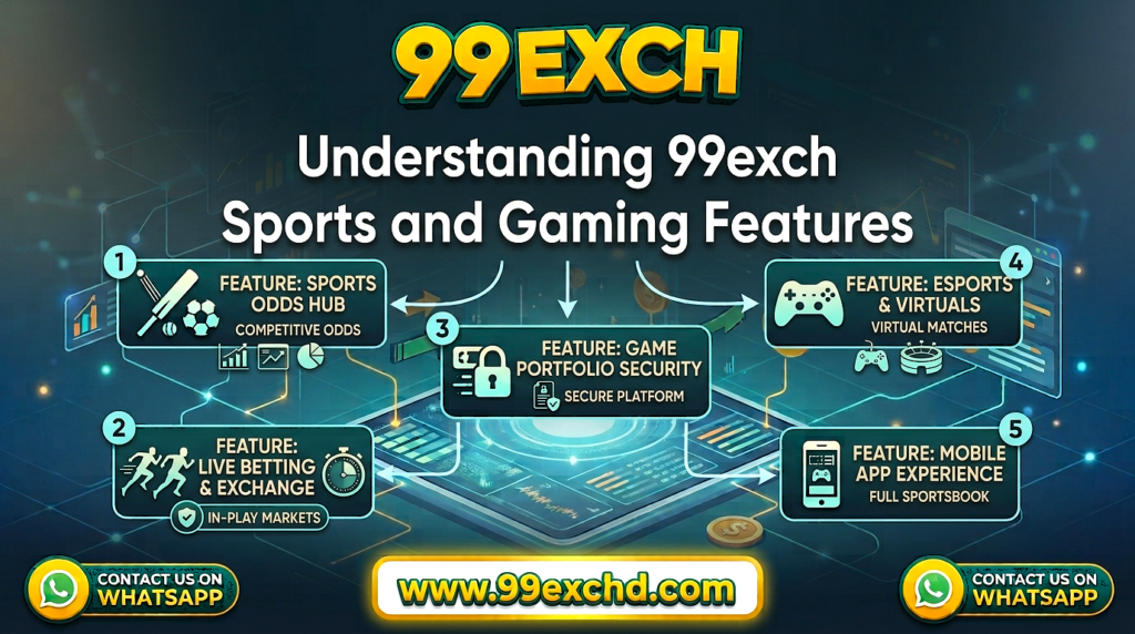99exch sports and gaming features explained through a beginner-friendly guide covering platform sections, match insights, navigation, and user experience.